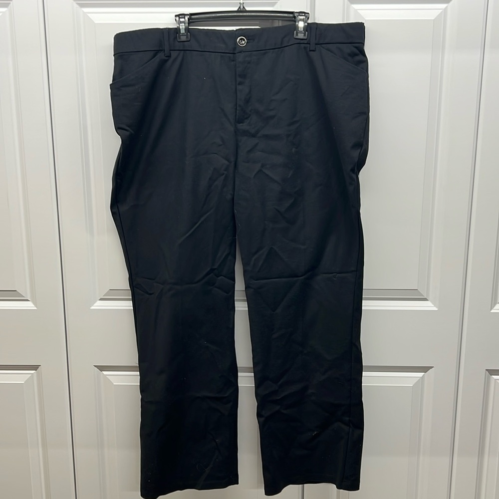 Lee - Black Mid Rise Flex Motion Trousers - 24W